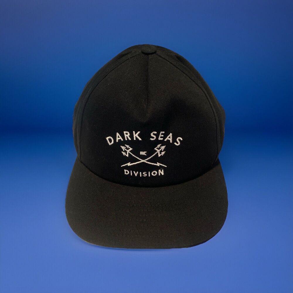 New Dark Seas Division Cap Hat Black - One Size
